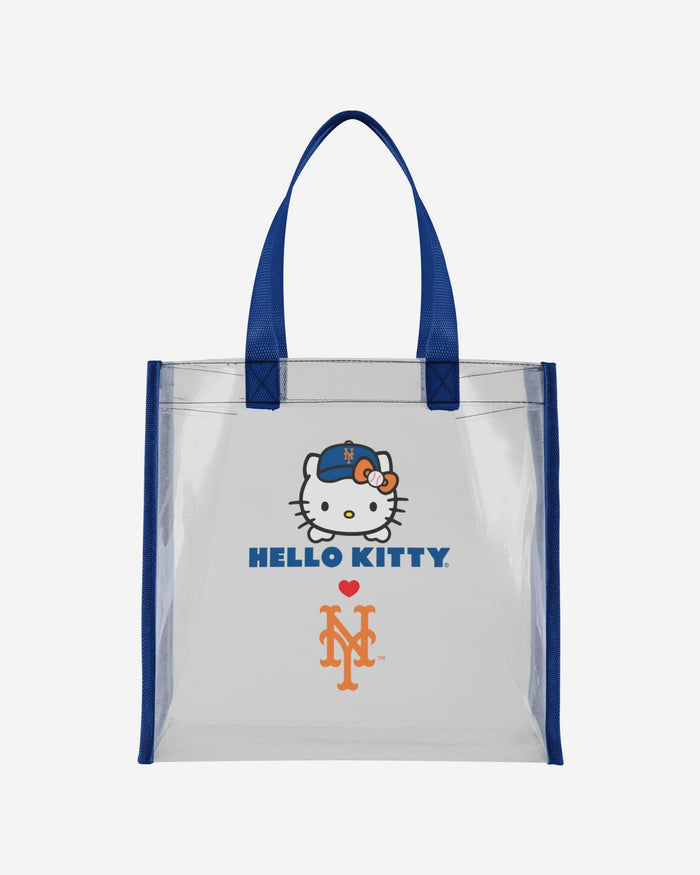 New York Mets Hello Kitty® Clear Tote Bag FOCO - FOCO.com