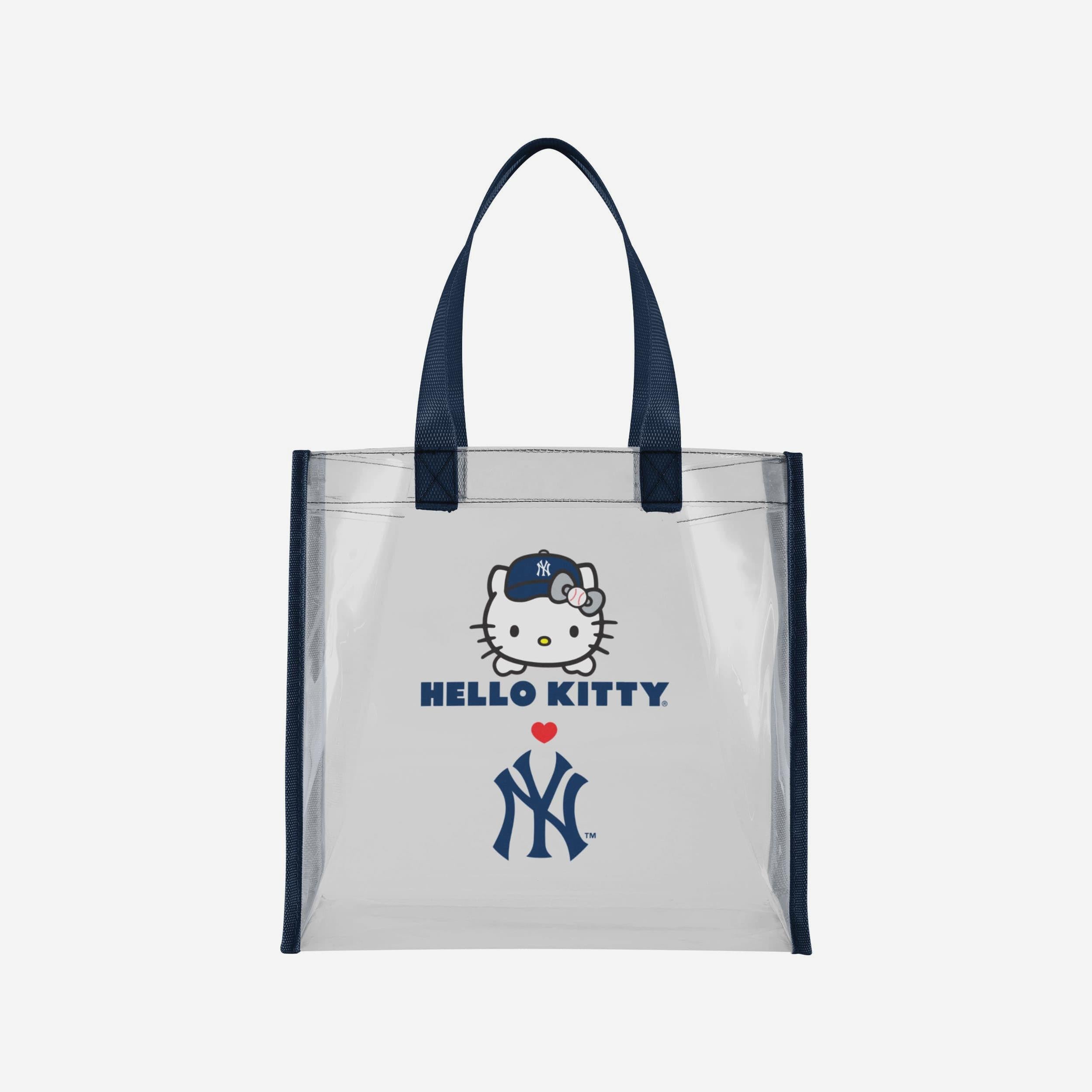 New York Yankees Hello Kitty® Clear Tote Bag FOCO