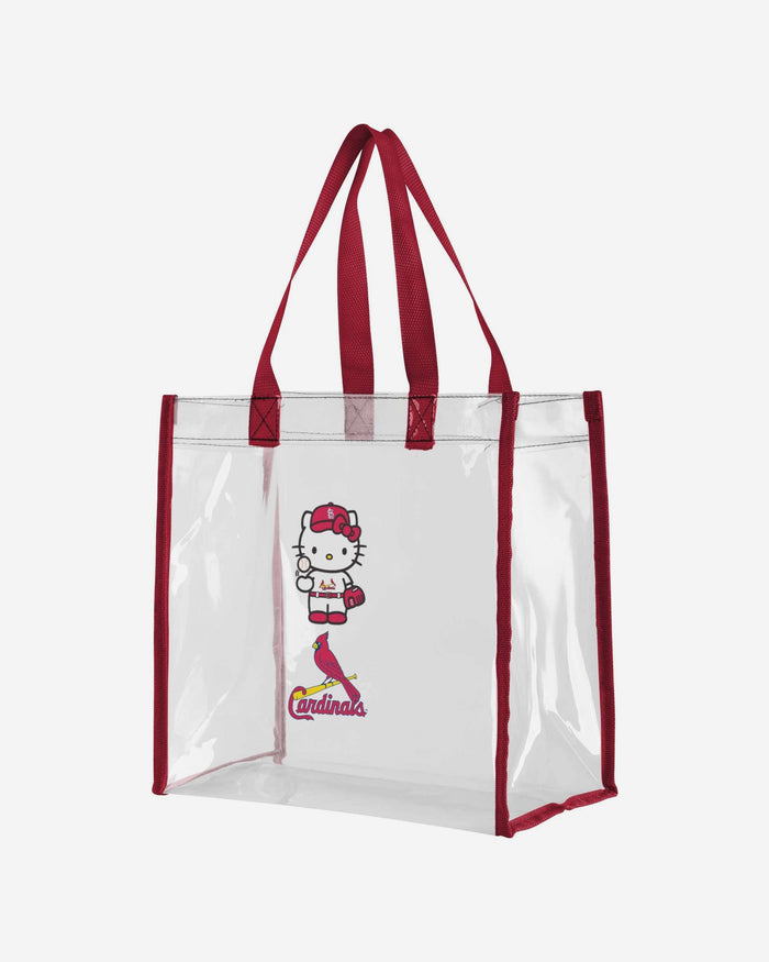St Louis Cardinals Hello Kitty® Clear Tote Bag FOCO - FOCO.com
