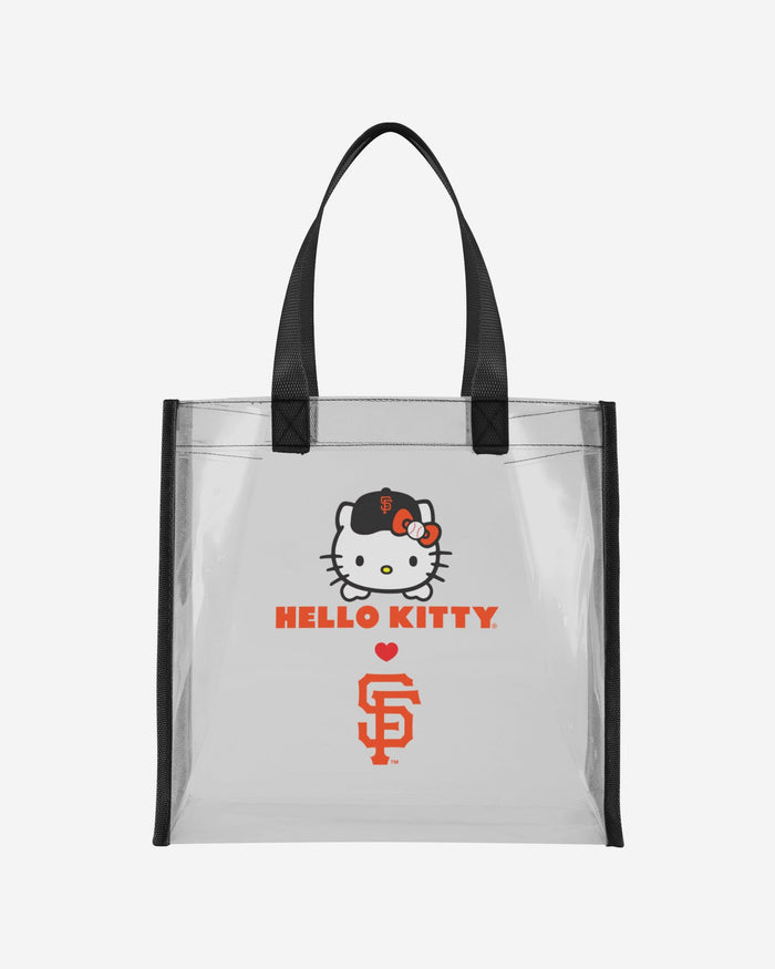 San Francisco Giants Hello Kitty® Clear Tote Bag FOCO - FOCO.com