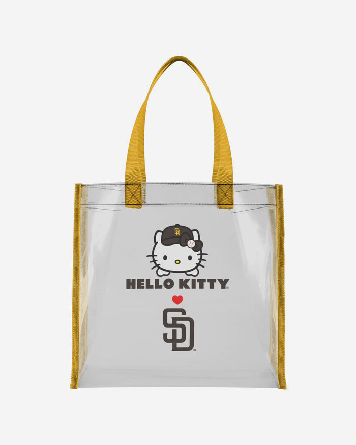 San Diego Padres Hello Kitty® Clear Tote Bag FOCO - FOCO.com