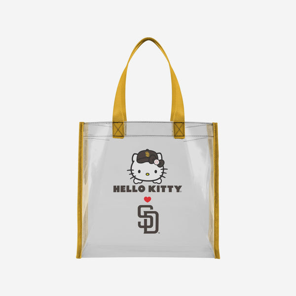 San Diego Padres Hello Kitty Clear Tote Bag
