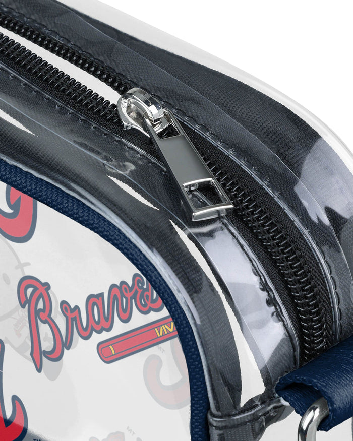 Atlanta Braves Hello Kitty® Clear Crossbody Bag FOCO - FOCO.com