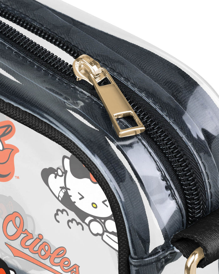 Baltimore Orioles Hello Kitty® Clear Crossbody Bag FOCO - FOCO.com