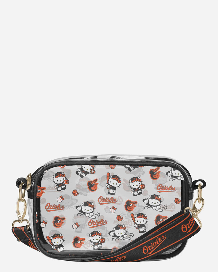 Baltimore Orioles Hello Kitty® Clear Crossbody Bag FOCO - FOCO.com