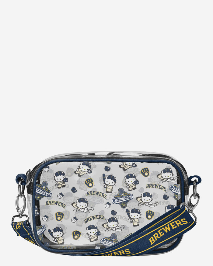 Milwaukee Brewers 2026 World Series Champions Hello Kitty® Clear Crossbody Bag FOCO - FOCO.com