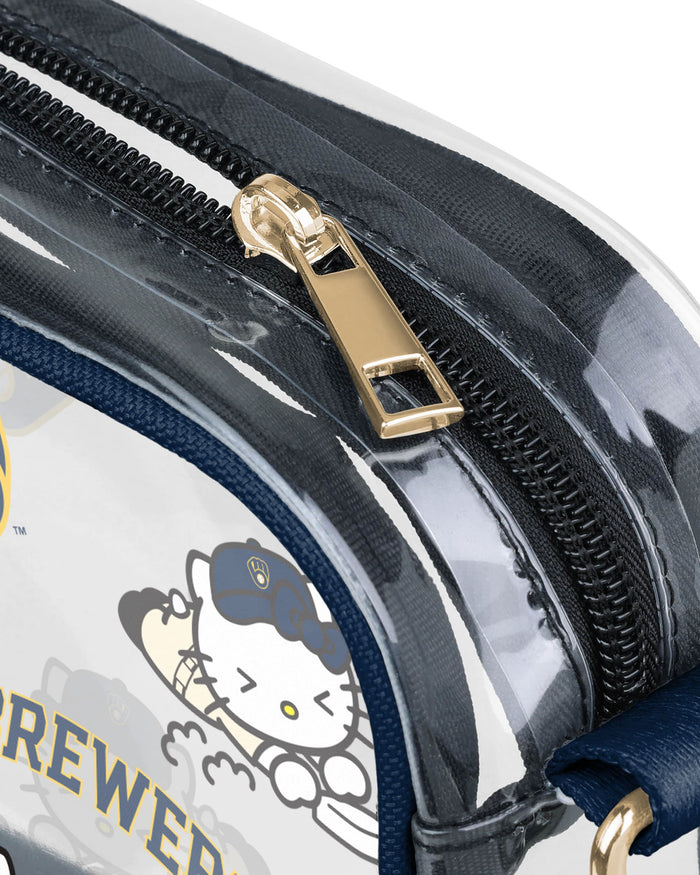 Milwaukee Brewers Hello Kitty® Clear Crossbody Bag FOCO - FOCO.com