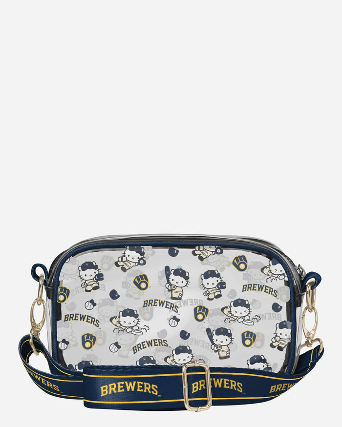 Milwaukee Brewers Hello Kitty® Clear Crossbody Bag FOCO - FOCO.com