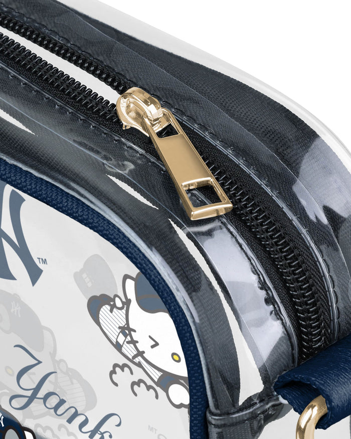 New York Yankees Hello Kitty® Clear Crossbody Bag FOCO - FOCO.com