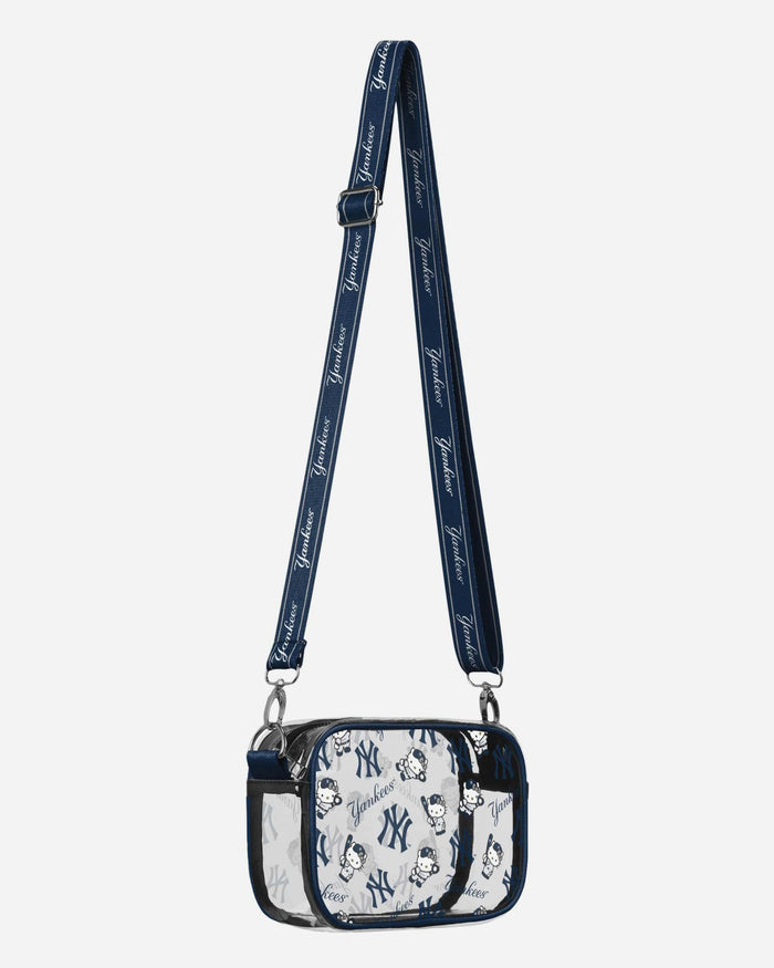New York Yankees Hello Kitty® Clear Crossbody Bag FOCO - FOCO.com