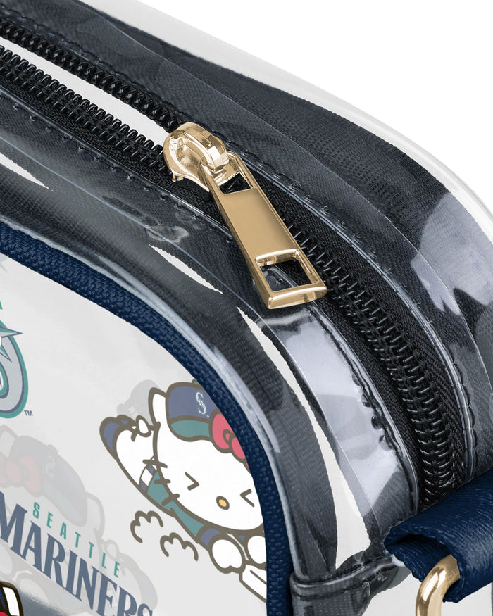 Seattle Mariners Hello Kitty® Clear Crossbody Bag FOCO