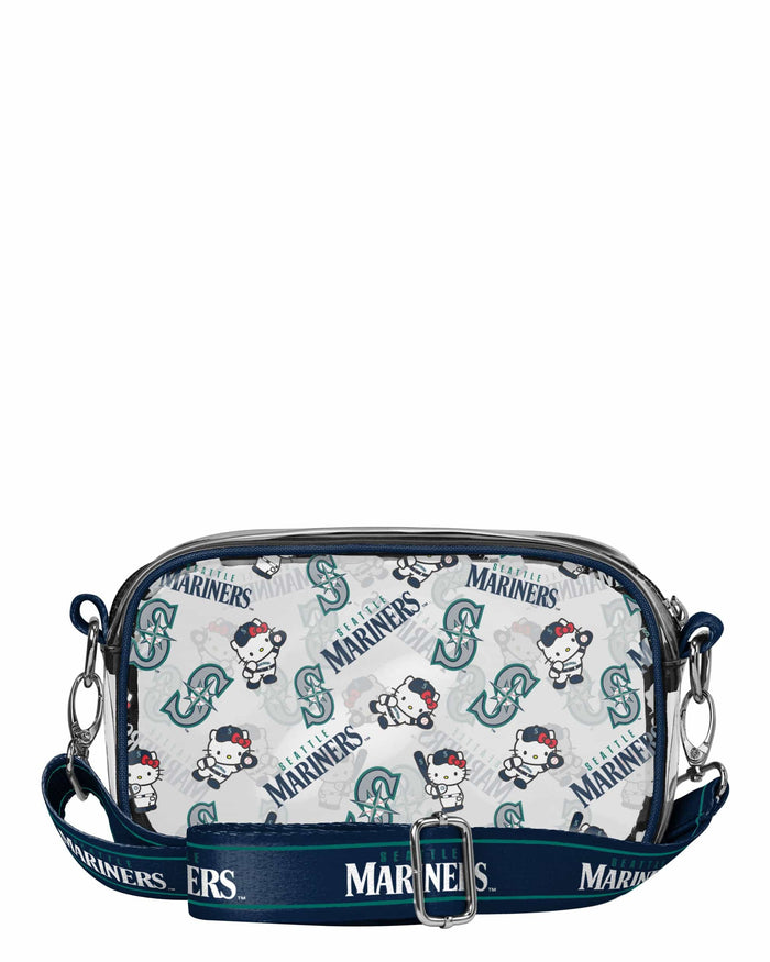 Seattle Mariners Hello Kitty® Clear Crossbody Bag FOCO - FOCO.com
