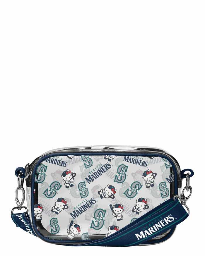 Seattle Mariners Hello Kitty® Clear Crossbody Bag FOCO - FOCO.com