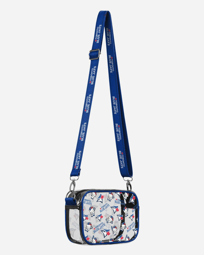 Toronto Blue Jays Hello Kitty® Clear Crossbody Bag FOCO - FOCO.com