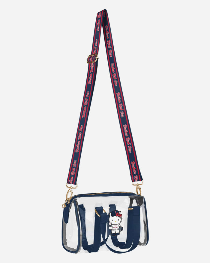 Boston Red Sox Hello Kitty® Clear Barrel Bag FOCO - FOCO.com