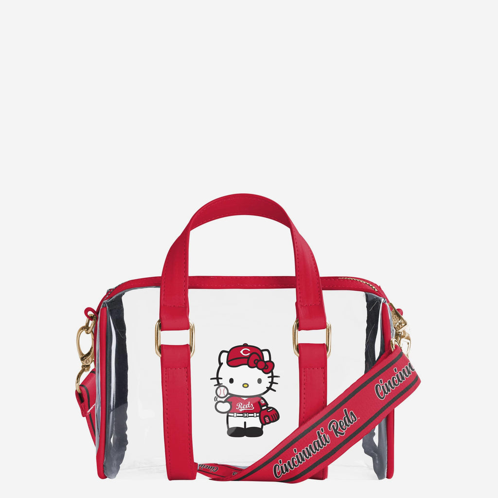 Cincinnati Reds Hello Kitty® Clear Barrel Bag FOCO - FOCO.com