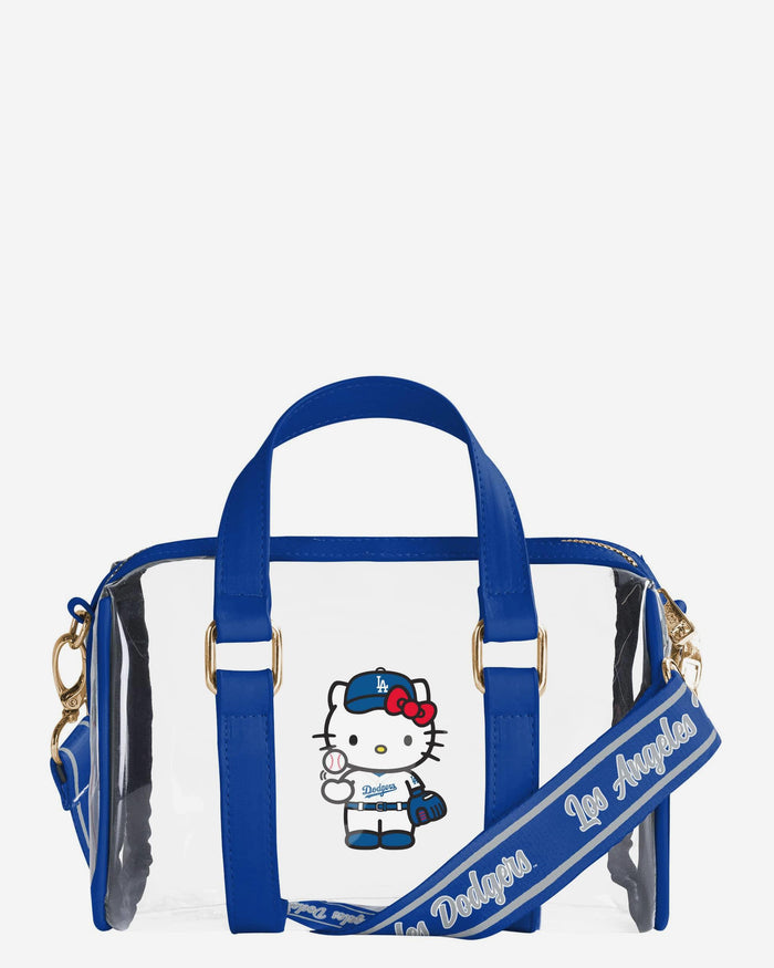 Los Angeles Dodgers Hello Kitty® Clear Barrel Bag FOCO - FOCO.com
