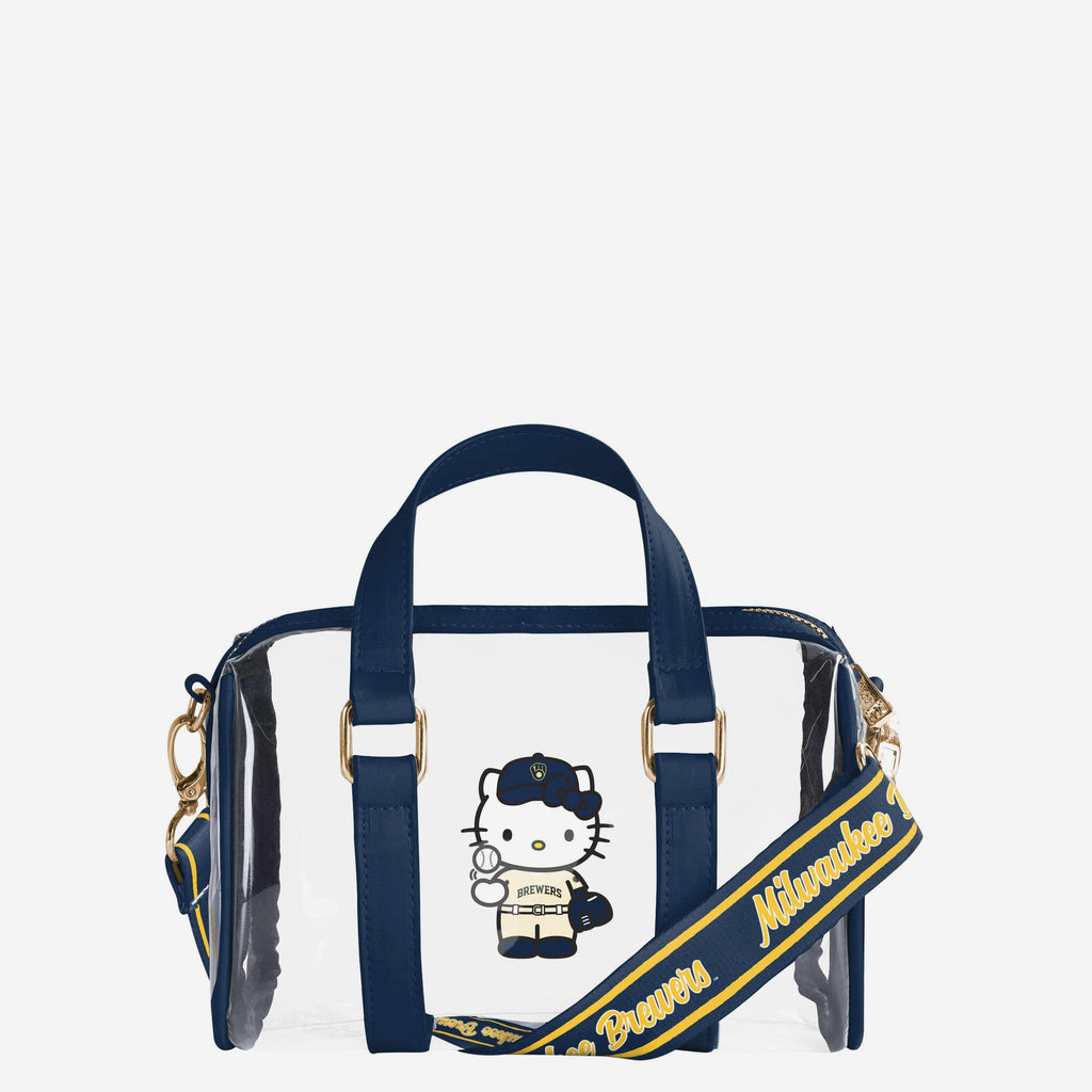 Milwaukee Brewers Hello Kitty® Clear Barrel Bag FOCO - FOCO.com