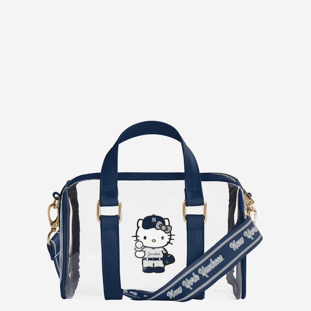 New York Yankees Hello Kitty® Clear Barrel Bag FOCO - FOCO.com