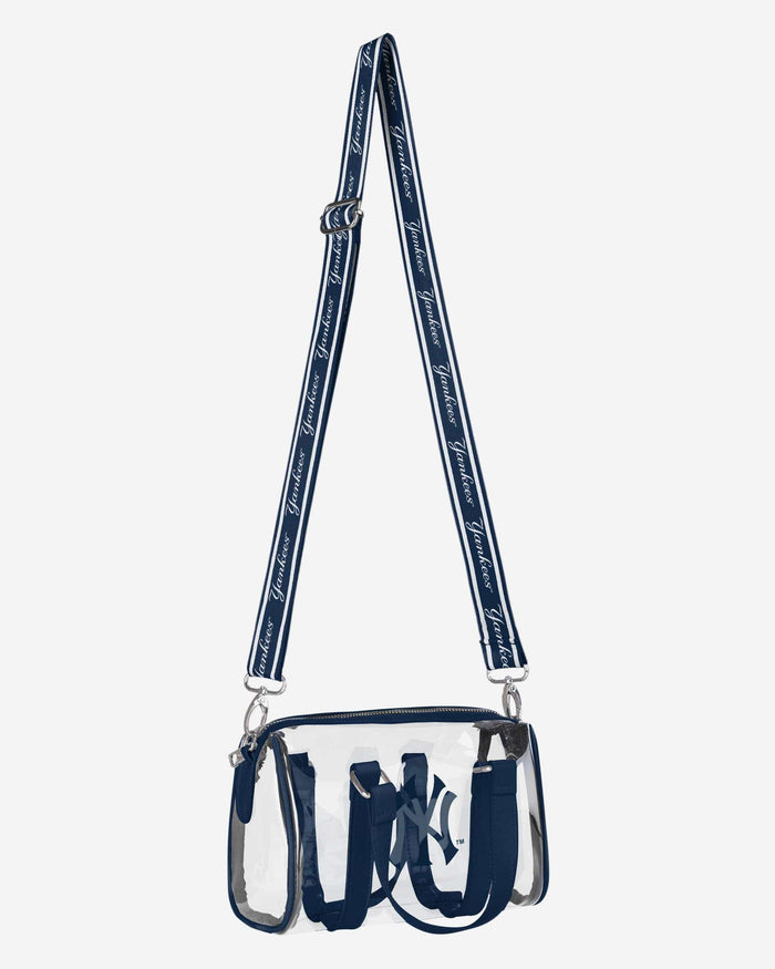 New York Yankees Clear Barrel Bag FOCO - FOCO.com