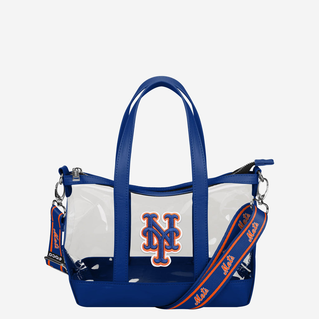 New York Mets Clear Crossbody Mini Tote Bag FOCO - FOCO.com