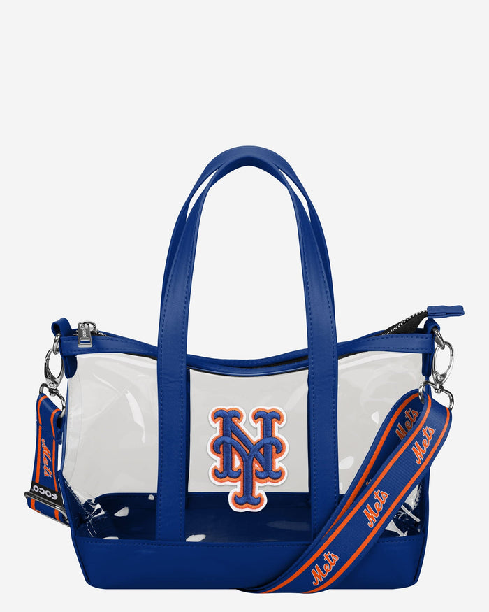 New York Mets Clear Crossbody Mini Tote Bag FOCO - FOCO.com