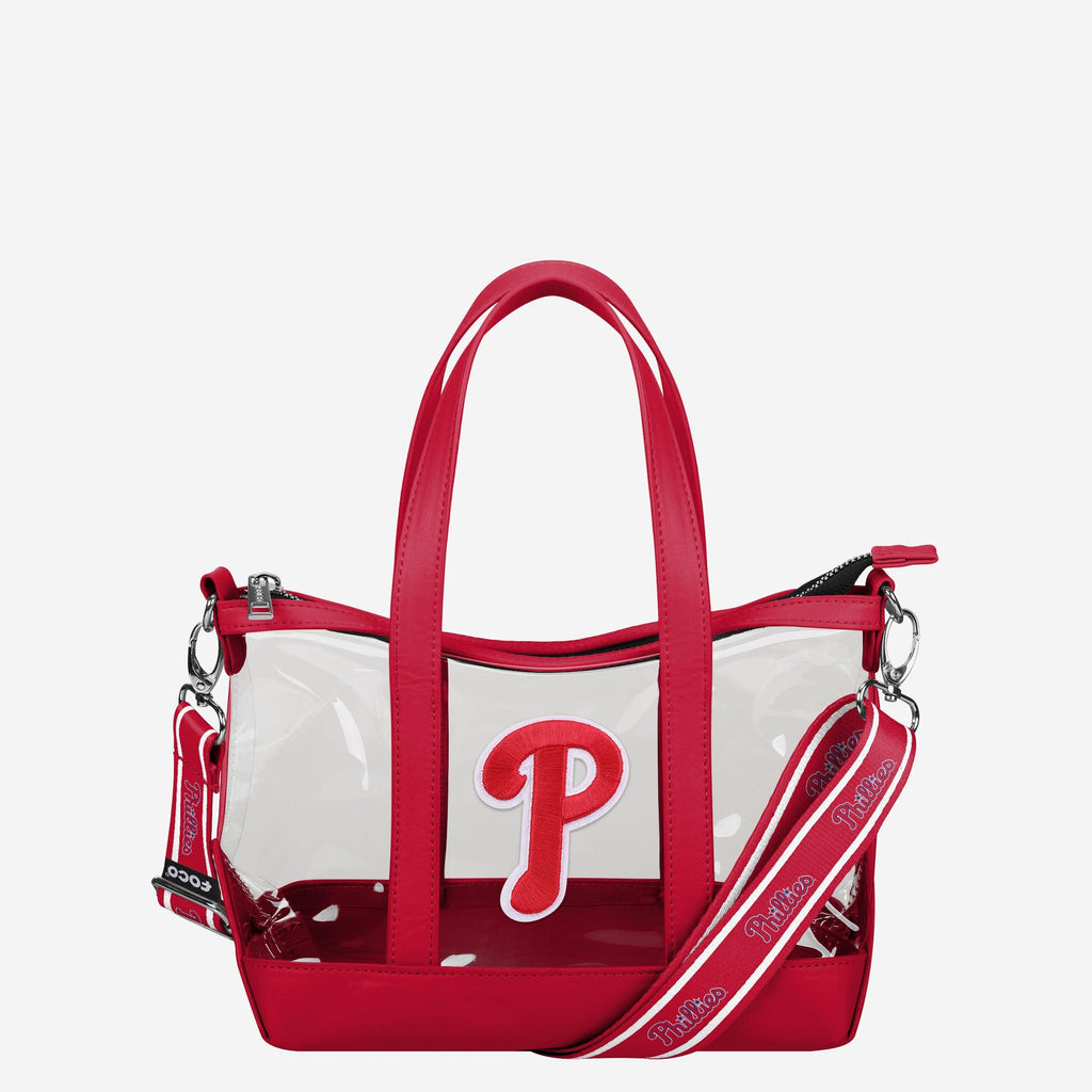 Philadelphia Phillies Clear Crossbody Mini Tote Bag FOCO - FOCO.com