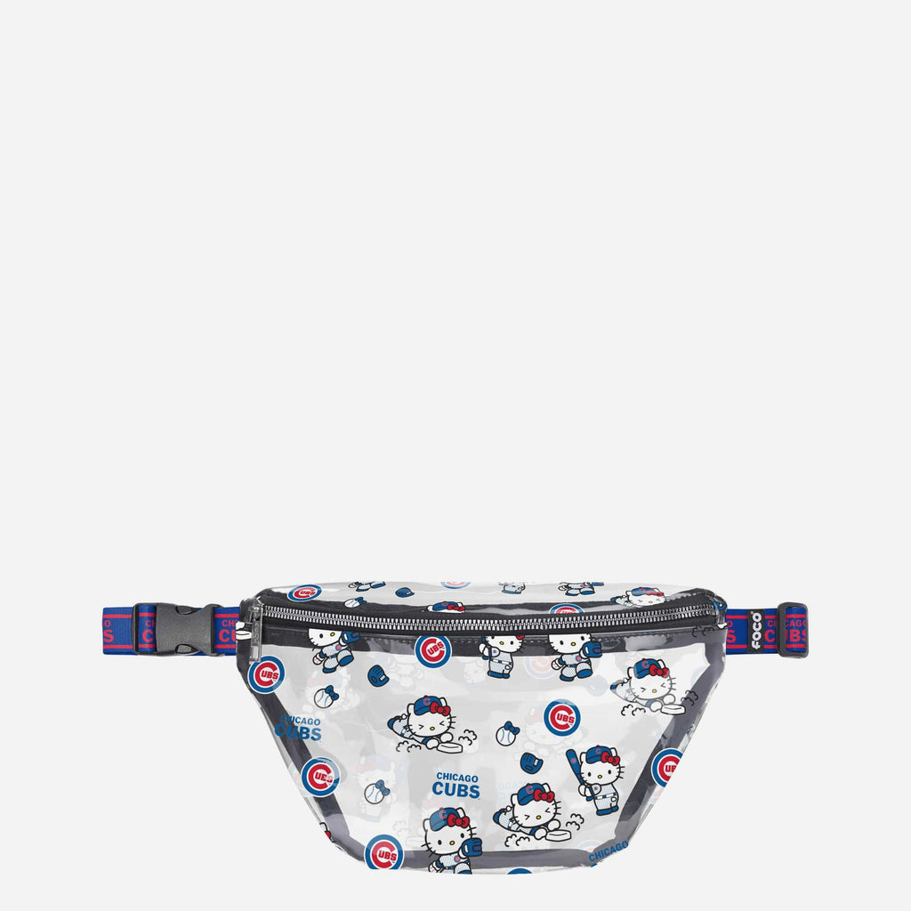 Chicago Cubs Hello Kitty® Clear Fanny Pack FOCO - FOCO.com