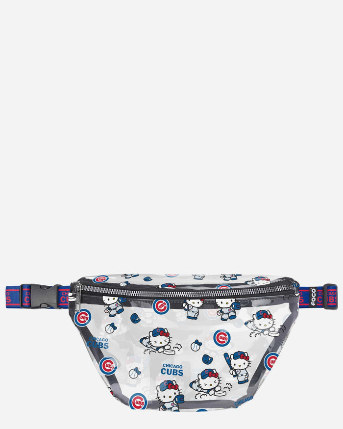 Chicago Cubs Hello Kitty® Clear Fanny Pack FOCO - FOCO.com