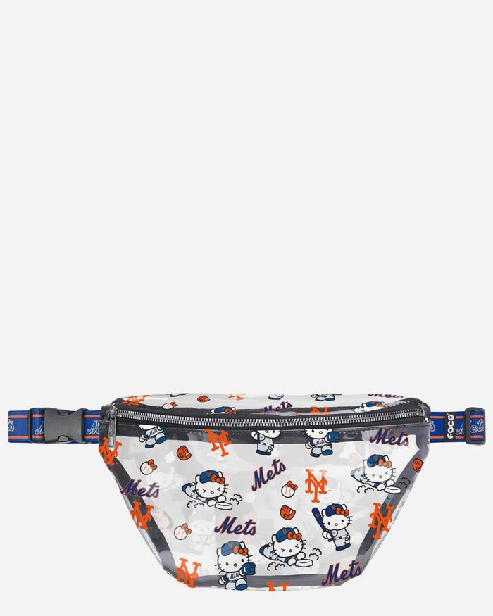 New York Mets Hello Kitty® Clear Fanny Pack FOCO - FOCO.com