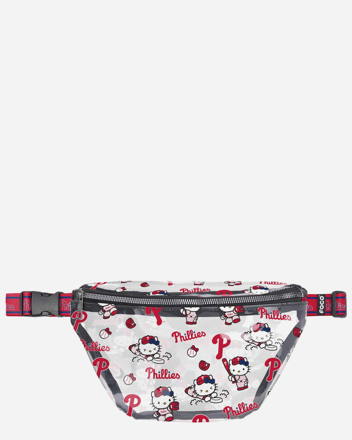 Philadelphia Phillies Hello Kitty® Clear Fanny Pack FOCO - FOCO.com