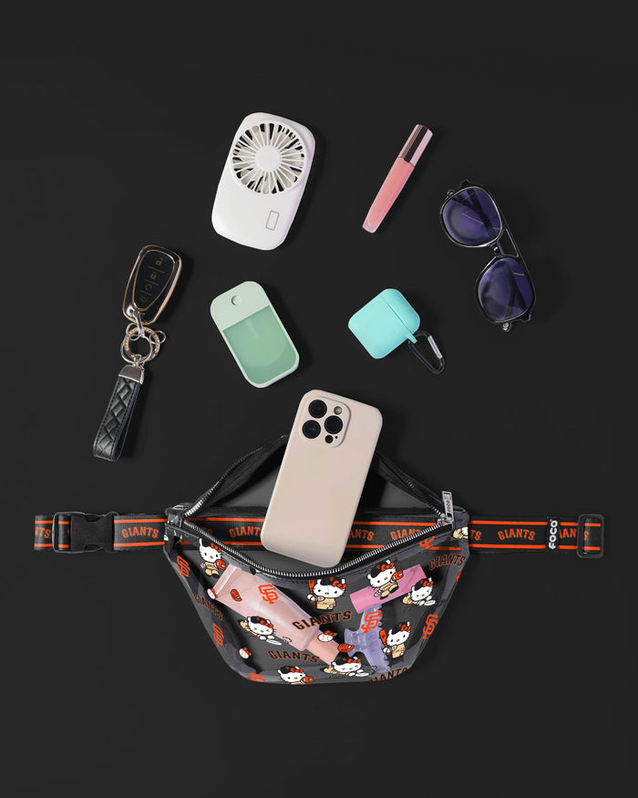 San Francisco Giants Hello Kitty® Clear Fanny Pack FOCO - FOCO.com
