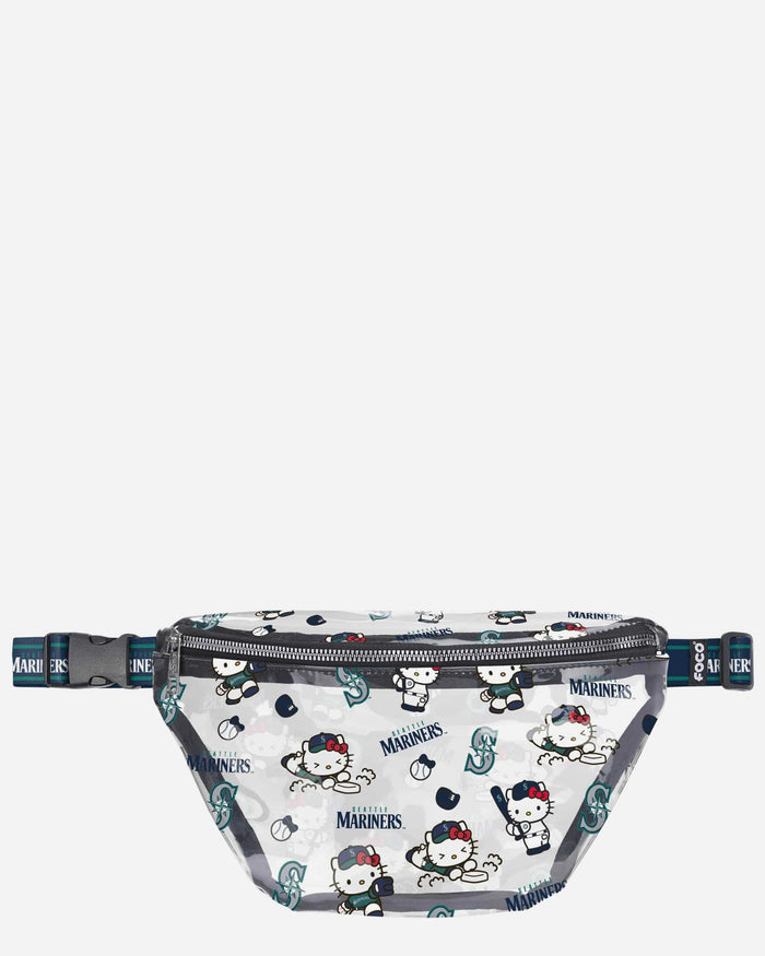 Seattle Mariners Hello Kitty® Clear Fanny Pack FOCO - FOCO.com