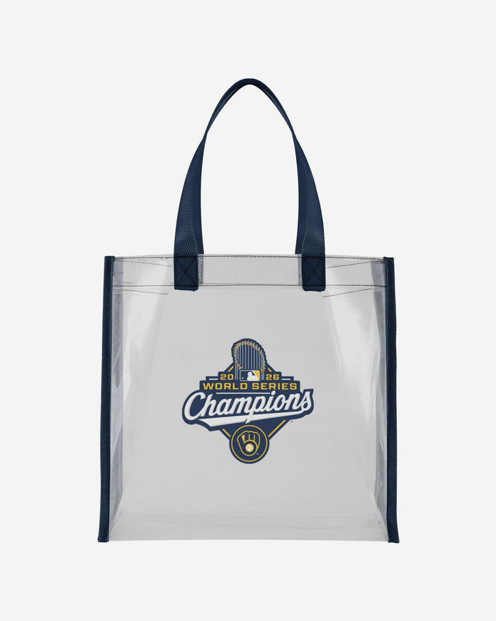 Milwaukee Brewers 2026 World Series Champions Clear Reusable Bag FOCO - FOCO.com