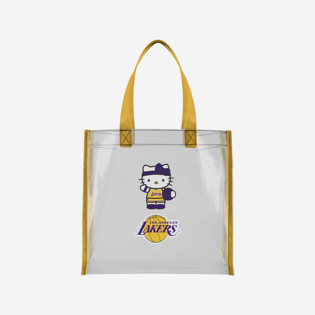 Los Angeles Lakers Hello Kitty® Clear Tote Bag FOCO - FOCO.com