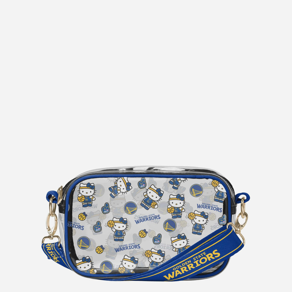 Golden State Warriors Hello Kitty® Clear Crossbody Bag FOCO - FOCO.com