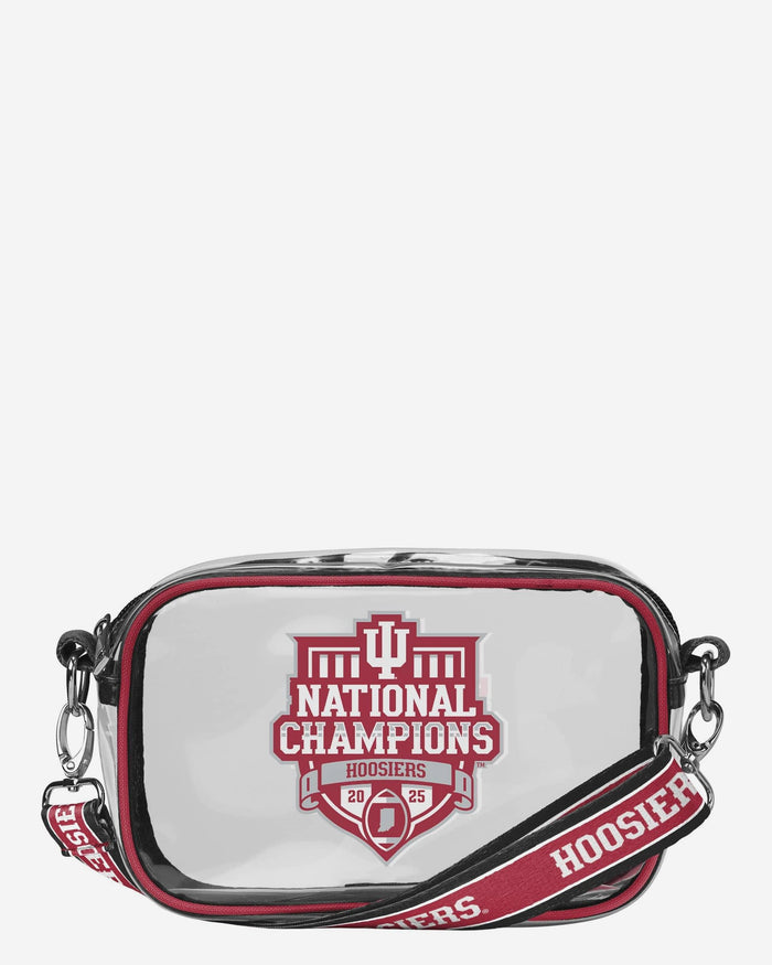 Indiana Hoosiers 2025 Football National Champions Clear Crossbody Bag FOCO - FOCO.com