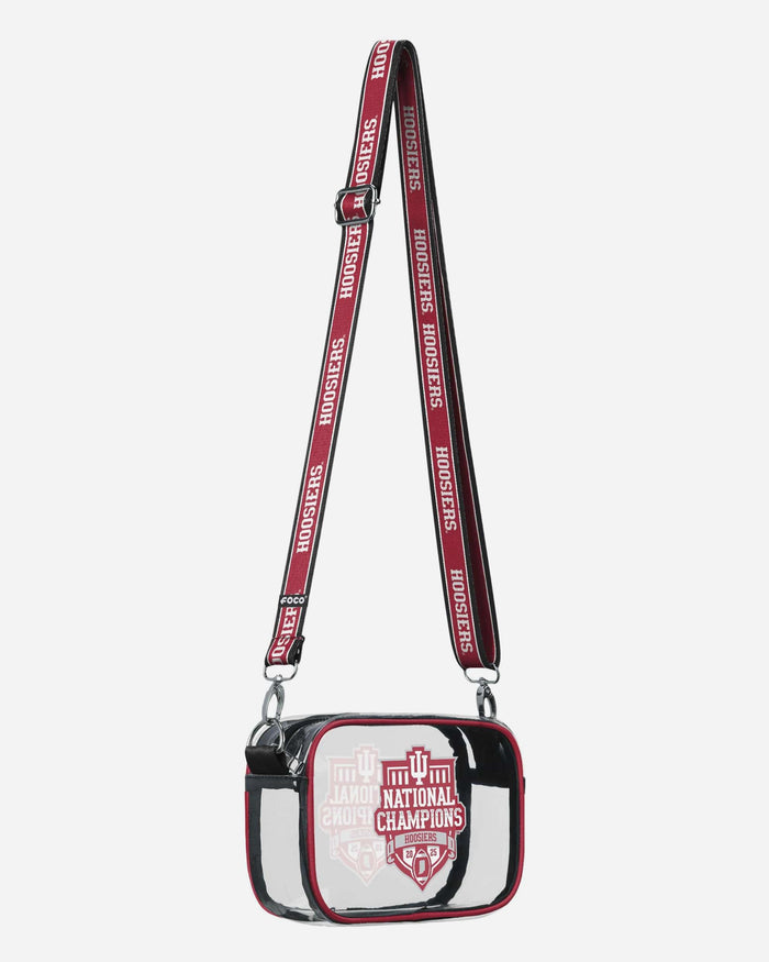 Indiana Hoosiers 2025 Football National Champions Clear Crossbody Bag FOCO - FOCO.com
