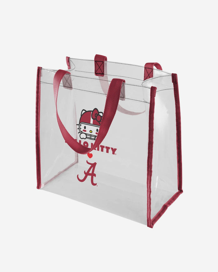 Alabama Crimson Tide Hello Kitty® Clear Tote Bag FOCO - FOCO.com