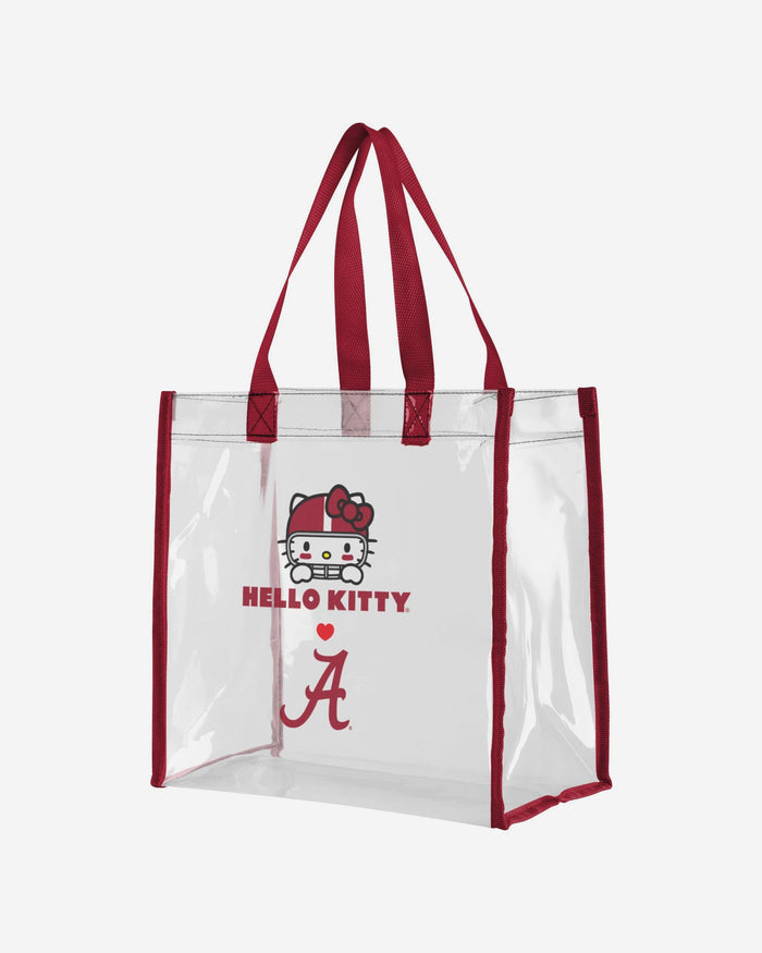 Alabama Crimson Tide Hello Kitty® Clear Tote Bag FOCO - FOCO.com