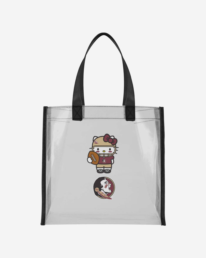Florida State Seminoles Hello Kitty® Clear Tote Bag FOCO - FOCO.com