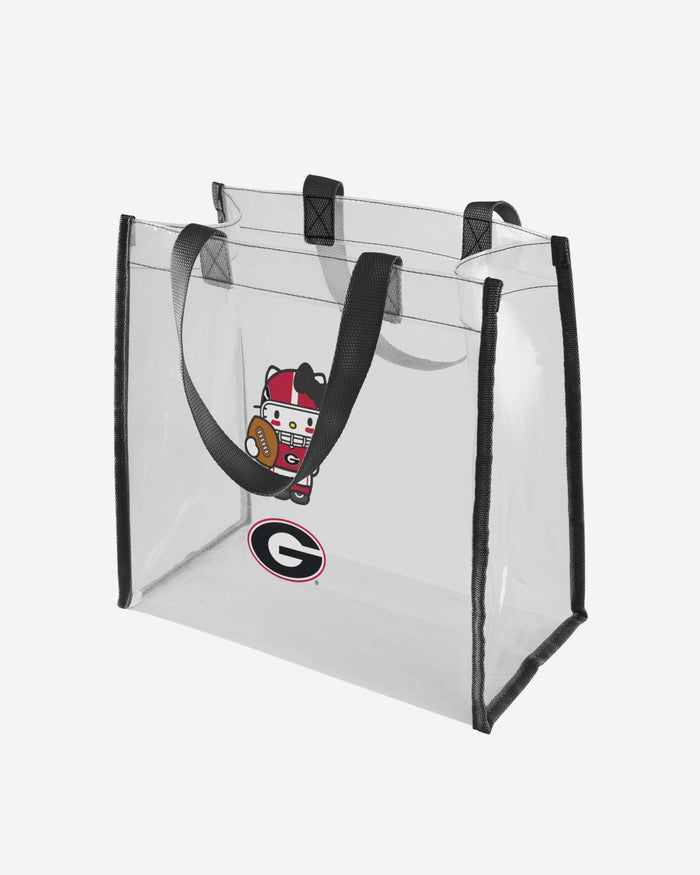 Georgia Bulldogs Hello Kitty® Clear Tote Bag FOCO - FOCO.com