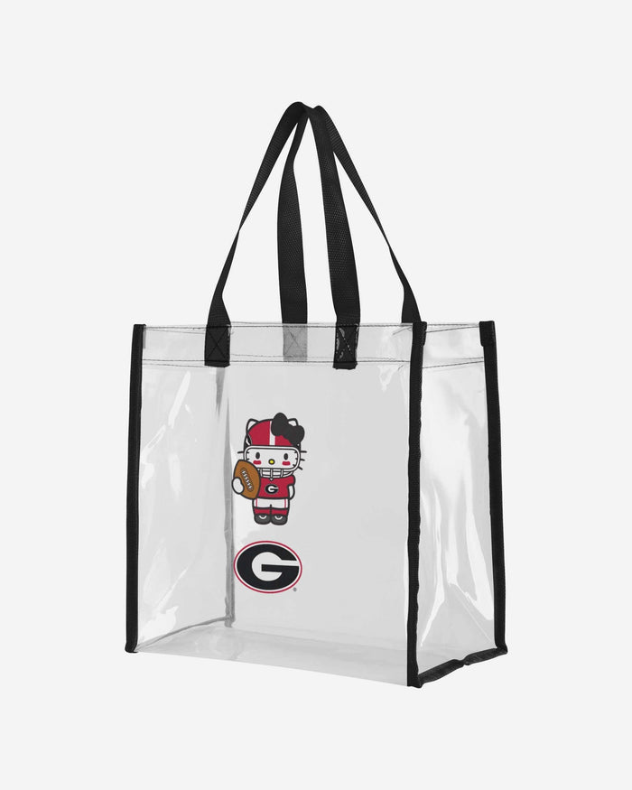 Georgia Bulldogs Hello Kitty® Clear Tote Bag FOCO - FOCO.com
