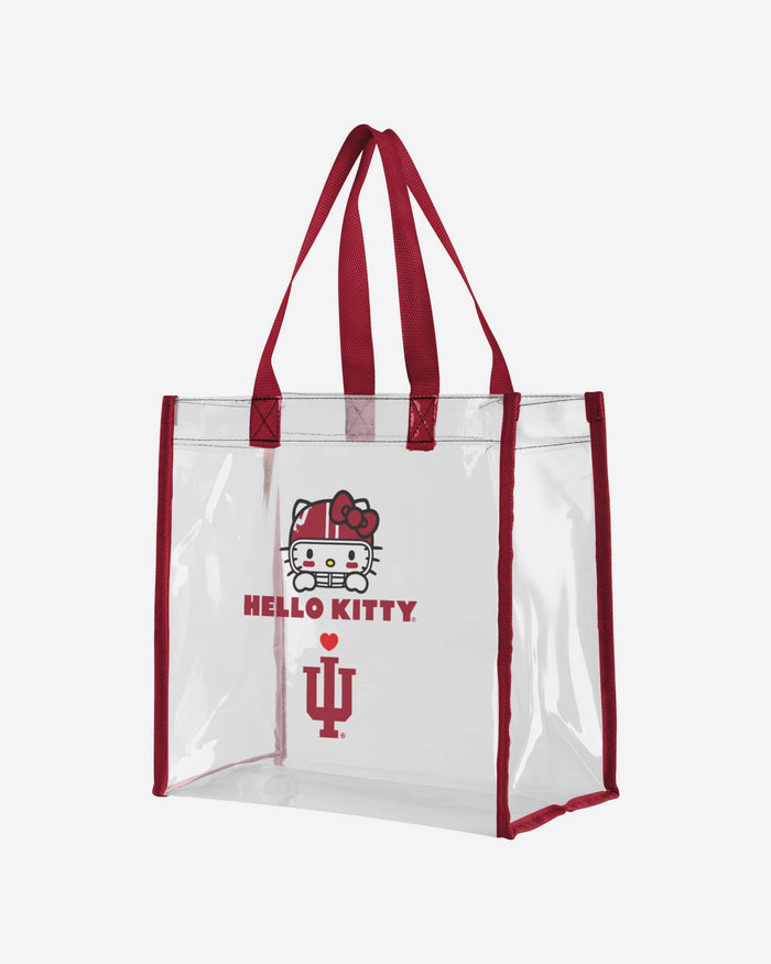 Indiana Hoosiers Hello Kitty® Clear Tote Bag FOCO - FOCO.com