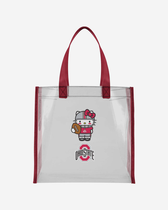 Ohio State Buckeyes Hello Kitty® Clear Tote Bag FOCO - FOCO.com