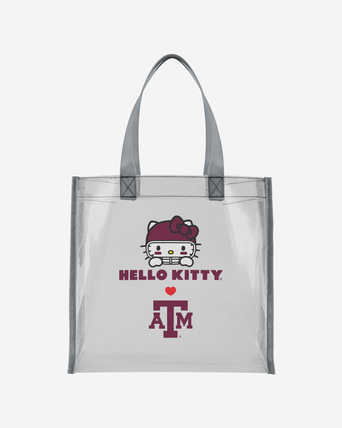 Texas A&M Aggies Hello Kitty® Clear Tote Bag FOCO - FOCO.com