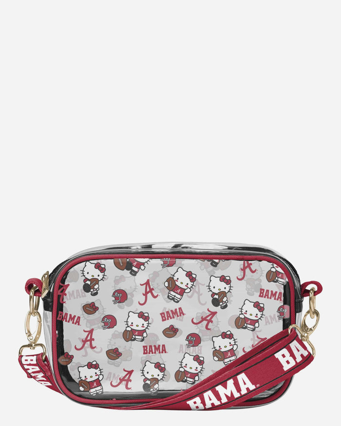 Alabama Crimson Tide Hello Kitty® Clear Crossbody Bag FOCO - FOCO.com