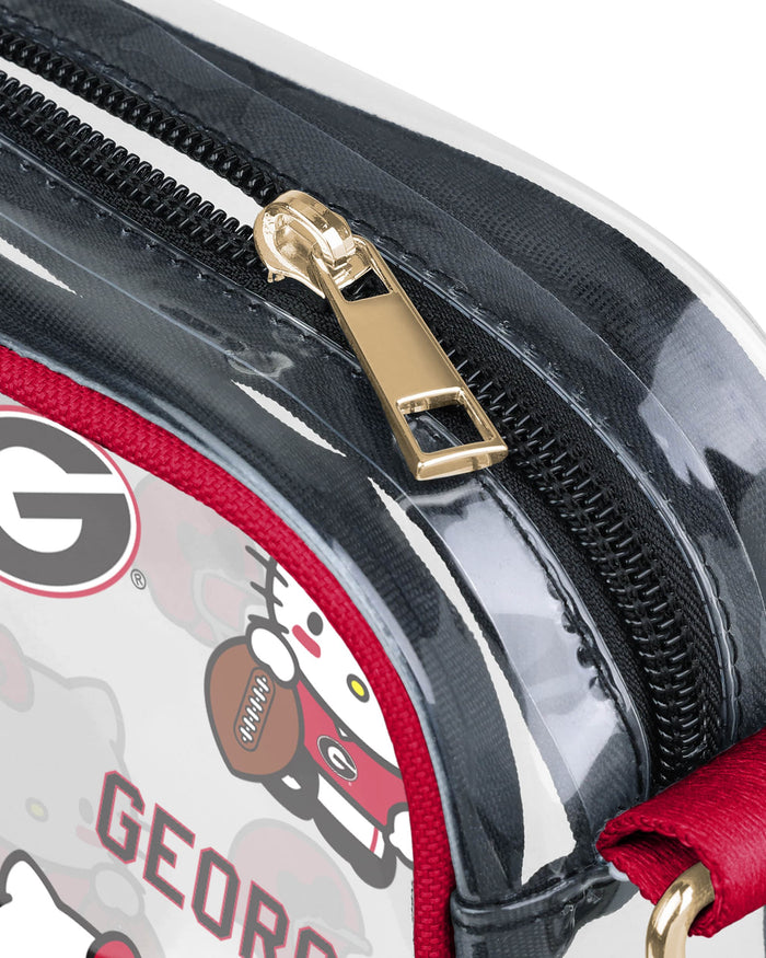 Georgia Bulldogs Hello Kitty® Clear Crossbody Bag FOCO - FOCO.com