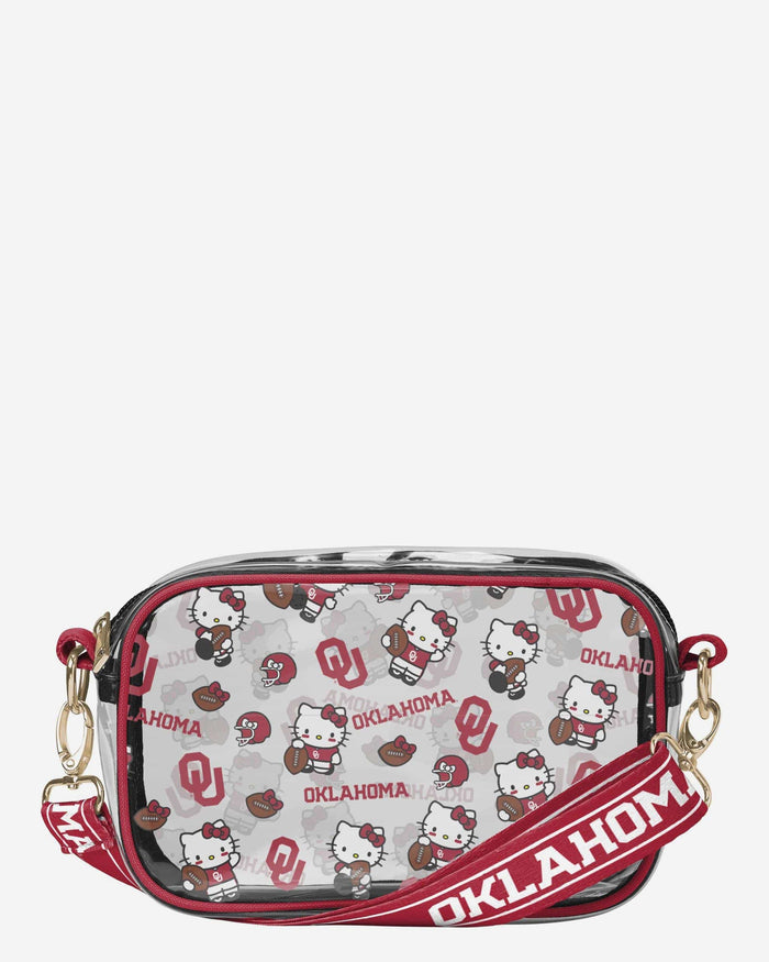 Oklahoma Sooners Hello Kitty® Clear Crossbody Bag FOCO - FOCO.com