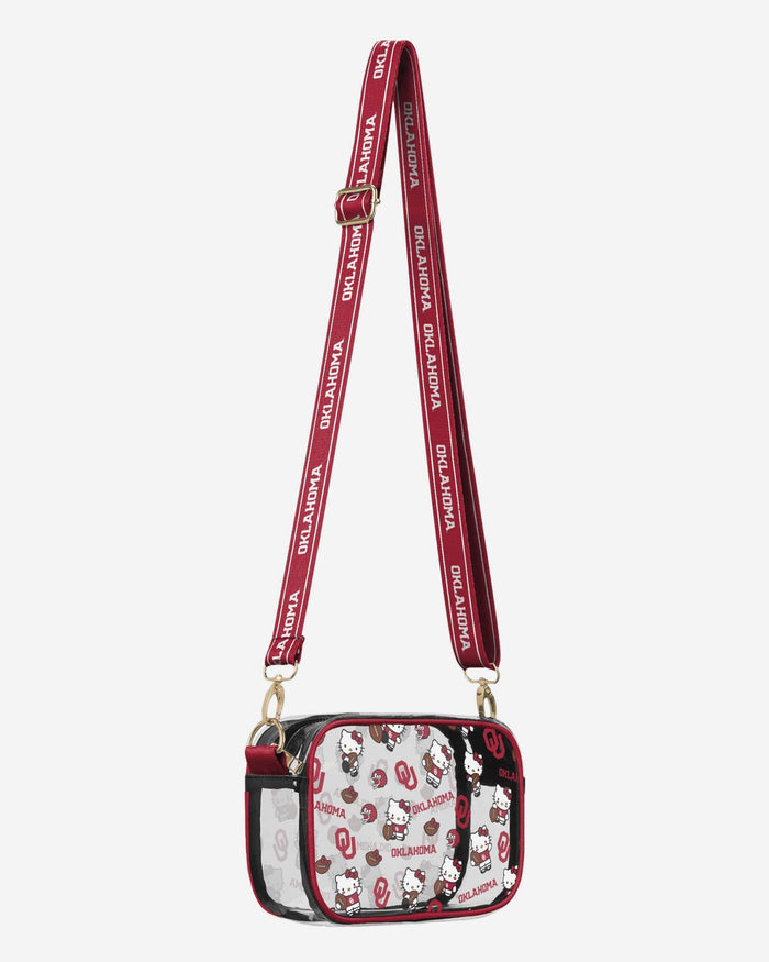 Oklahoma Sooners Hello Kitty® Clear Crossbody Bag FOCO - FOCO.com